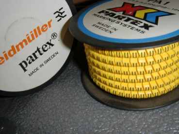 CLI C 1-3 GE/SW U RL Partex PA1/3 GUL/1000-RU-U Aderbeschriftung U (1000 Stück)